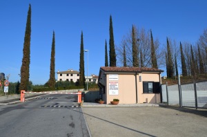 L'ingresso del complesso residenziale