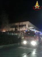 L'intervento dei vigili del fuoco a Villalba