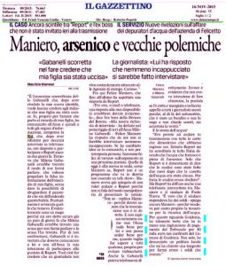 Il "Gazzettino" del 16 novembre