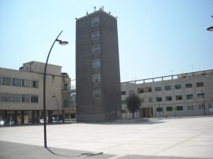 La piazza del Comune di Guidonia