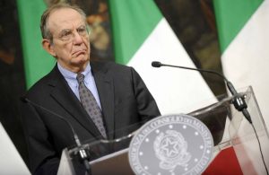 Il ministro Giancarlo Padoan